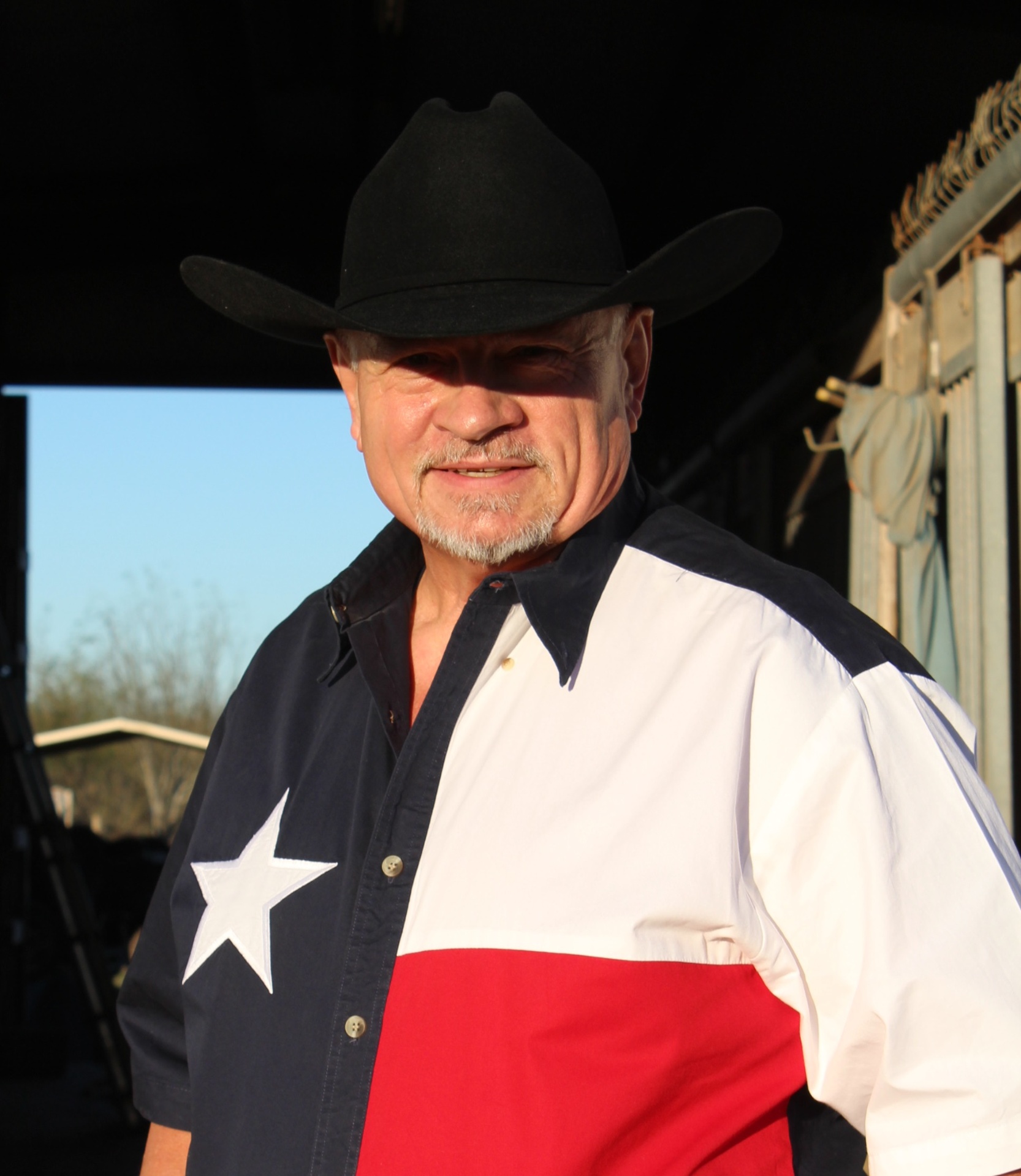 Wayne Walker on his ranch in South Texas